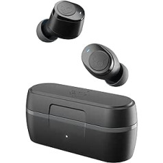 Skullcandy Jib In-Ear Bluetooth 5.0 Headphones, True Wireless, Waterproof, with 22 Hours Battery Life - Black