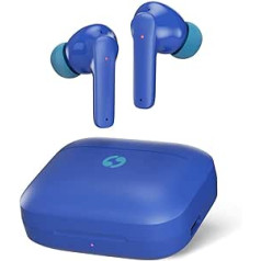 Avantalk Clan K2 Wireless Kids Earphones with Volume Limit, Adjustable Fit, Low Latency, 3 EQ Modes, Cute Bluetooth, Headphones for Boys & Girls in Blue