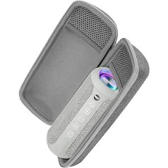 Khanka Hard Case for Ortizan X10 Bluetooth Speaker, Portable IPX7 Waterproof Wireless Speaker, Bag Only (Grey)