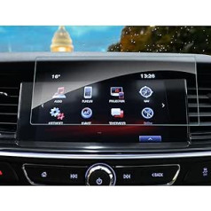 SHAOHAO Car Navigation Screen Protector for Opel Insignia B 2018-2023 8 Inch GPS Transparent Protective Film, Scratch-Resistant 9H Anti-Fingerprint Tempered Glass Screen Protector Tempered