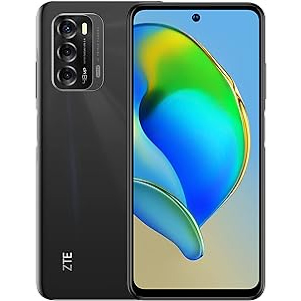 ZTE Smartphone Blade V40 (16.94 cm (6.67 Inch) FHD+ Display, 4G LTE, 4GB RAM and 128GB Internal Memory, 48MP Main Camera and 8MP Front Camera, Dual SIM, Android 11) Black 123401201022