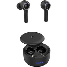 Monster MH21901 137146-00 Clarity 102 Bluetooth Headphones In-Ear Headset, Sweat-Resistant, Water-Repellent, One Size, Black