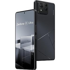 ASUS Zenfone 11 Ultra, EU Official, Eternal Black, 16GB RAM 512GB Memory, Snapdragon 8 Gen 3, 6.78 Inch AMOLED 144Hz, 50MP Gimbal Camera