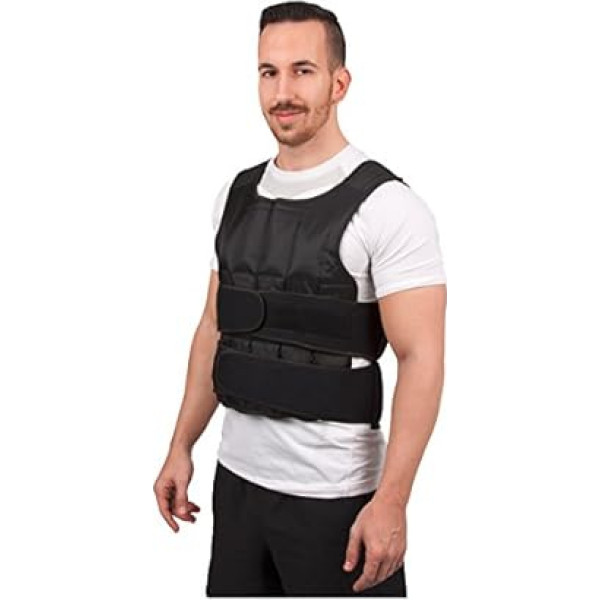 Sport-Tec Weighted Vest Standard Training Vest Running Vest with 38 Weight Bags, Fitness Vest, 10 kg