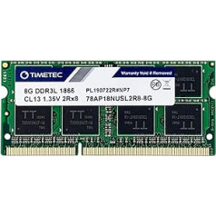 Timetec Hynix IC 8GB Compatible for Synology NAS DiskStation DS218+ DS918+ DDR3/ DDR3L 1866MHz PC3L-14900 1.35V Non-ECC Unbuffered 204-Pin SODIMM Memory RAM (8GB)