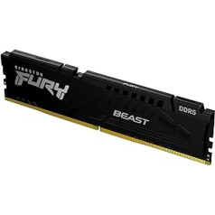 Kingston Fury Beast DDR5 32GB 5200MT/s DDR5 CL40 DIMM Desktop Gaming Memory Single Module KF552C40BB-32