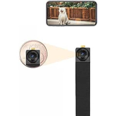 WIWACAM MW3 Mini Camera, HD Small Surveillance Camera with App, Portable Micro Security Camera Indoor with Motion Sensor, WLAN IP Camera Video Recorder, Support in Germany