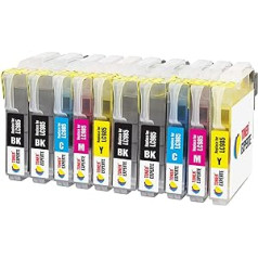 TONER EXPERTE LC985 10 XL Printer Cartridges Compatible with DCP-J315W DCP-J125 DCP-J140W DCP-J515W MFC-J415W MFC-J220 MFC-J265W MFC-J410 | High Capacity