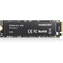 Vansuny SSD 1TB M.2 SSD NVMe Internal SSD 1tb M.2 2280 Gen3x4 TLC Read Speed 2700 M/S for Upgrading Gaming PC