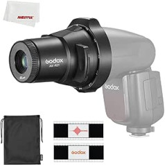 Godox AK-R21 Projection Attachment for GODOX V860II TT685II TT600 AD100PRO AD200 AD200pro Compatible with Canon/Nikon/Sony/Camera Flash Speedlight (AK-R21)
