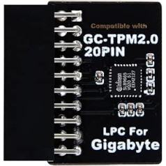 NewHail TPM2.0 Module LPC 20Pin Module with Infineon SLB9665 for Gigabyte Motherboard Compatible with GC-TPM2.0