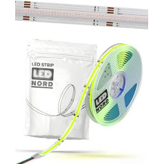 COB RGBW LED Strip 24 V with Instructions - 5 m with 560 LED/m and 180° Beam Angle - LED Strip - LED Strip - LED Light - LED Strips - Private and Industrial Use