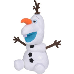 Simba Disney Frozen 2 Fun Olaf Plush Toy 30 cm Talking Snowman from the Movie Frozen 2 for Children Ages 3 Years and Up [English Language Not Guaranteed]