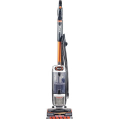 Shark Vacuum Cleaner 0.83 L with Anti-Hair Wrap Technology, DuoClean Vacuum Cleaner with Powered Lift-Away and Upholstery & Crevice Nozzles, 8 m Power Cable, Charcoal/Orange NZ801EU