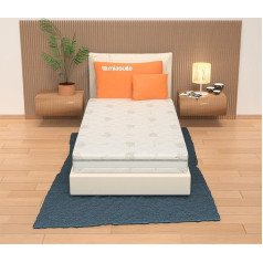 Miasuite I Sogni Italiani Orthopaedic Mattress 80 x 190 cm Height 26 cm Memory Medical Device Aloe Vera Prime