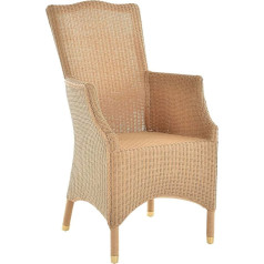 Korb.outlet Loom Dining Room Chair with Armrests (Honey)