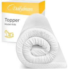 Dailydream Viscoelastic Model Kids M Mattress Topper with Memory Foam Effect Standard Edition 120 x 60 x 5 cm