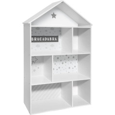 Atmosphera Createur D'interieur Atmosphera - Kinderbücherregal in Hausform - grau - Grau
