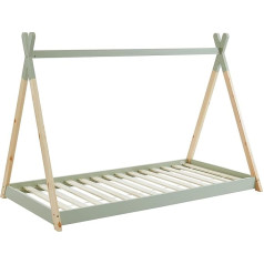 Baïta BAÏTA Tinytipi Bed Pine Green 90 x 190 cm