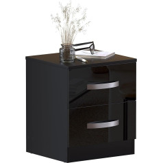 Movian amazon Brand Movian High Gloss Bedside Table