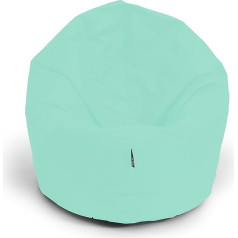 Bubibag Bean Bag, 2-in-1 Function Seat Cushion with EPS Polystyrene Filling, 32 Colours, Floor Cushion, Armchair, Sofa (125 cm, Pacific)
