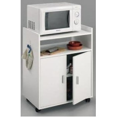 Hogar24 Es HOGAR 24 Microwave Kitchen Cabinet White