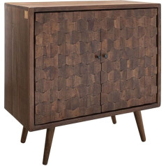 Massivmoebel24.De #109 Mango Chest of Drawers 94 x 46 x 94 cm Painted Brown