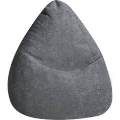 Sitting Point Alfa Bean Bag Velour Anthracite XL Approx. 220 L