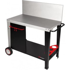 Somagic 919147 Metal Serving Trolley for Grill Plate, Multi-Colour