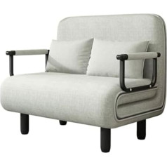 Schlafsofa, Couch, Memory-Schaum, Schlafsessel, Lazy Couch, Twin-Size-Futon, umwandelbare Gästebetten, waschbarer Bezug C