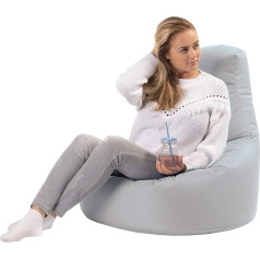 Sunnypillow Gaming Bean Bag XXL with Polystyrene Filling Outdoor & Indoor for Children and Adults Bean Bags Seat Cushion Floor Cushion Many Colours to Choose From Grey
