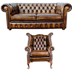 Jvmoebel Chesterfield Style Furniture Couch Sofa Upholstery Sofa Set Leather Textile Set New