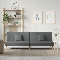 Lapooh Sofa Bed Dark Grey Fabric Sofa with Sleep Function, Sofa Bed, Sofa Bed, Small Sofa Bed, Sofa Bed, Living Sofa, Sitting Area Living Room