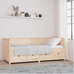 Rongqi Day bed, sofa bed, couch with sleep function, sofa bed, sofa bed, sofa bed, daybed, couch bed, youth bed, 80 x 200 cm, solid pine wood
