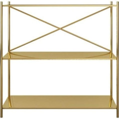 Eeshha Konsolentisch Beistelltische mit 3 Ebenen, multifunktionales Regal, Lagerregal aus Eisen, Flur-Konsolentisch für Badezimmer, Wohnzimmer, Küche, belastbar bis zu 90 kg, Sofa-Beistelltisch, 3 Farben od