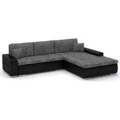 Sofini Toronto 240/200 Corner Sofa with Sleep Function Corner couch with bed boxes. Best corner sofa.