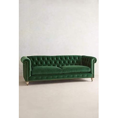 Jvmoebel Chesterfield Sofa 3 Seater Upholstered Designer Couchen Sofa Set 2016-072