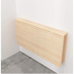 Sleeve Klapptisch, Nordic Computertisch Wandklappbarer Drop-Leaf-Tisch Massivholz Küchen-Esstisch Wandmontierter Lerntisch Schreibtisch Zusammenklappbare Größe optional (50 * 100)