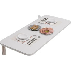 ROLTIN Klappbarer Esstisch mit Stützhalterungen, Holz, DIY-Klappwand-Schreibtisch, platzsparender Klapptisch für kleine Räume (Größe: 40 x 30 cm (16 x 12 Zoll)) ()