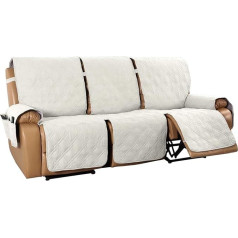 ‎Topchances Topchances Non-Slip Deck Chair Cover, Sofa Protective Cover, Reversible Deck Chair Sofa Cover with Elastic Adjustable Strap, Washable Lounger Sofa Protective Cover, Lounger, Furniture Protection