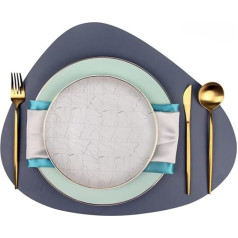 Fauske Placemats, Coasters, Placemats, Kitchenware, Dinner Plates, Dinnerware Set, Combination, Cutlery Set, Dining Table, Set Table (Color : A, Size : One Size)