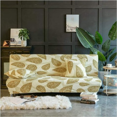 Youcai Sofa Cover Without Armrests Sofa Throws Elastic Stretch Sofa Cover Sofa Cover Floral Pattern Couch Cover Style 6.195-225 cm