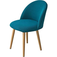 Swj-Swjssb WeiB Chair Covers, Reversible Dining Room Chair, Elastic Chair Cover, Chair Cover, Set of 1/2/4, Grey Velvet, Protective Cover, Chair/Chair Cover for Home, Wedding, Restaurant, Office, Decor