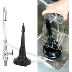 Mixer Cleaning Conditioner, Portable Glass Rinser, Glass Cleaner for Bar, Coffee, Restaurant, Home, Kitchen, Bottle Rinse
