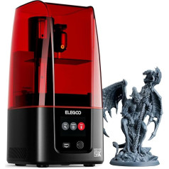 ELEGOO Mars 4 MSLA 3D Printer, Resin 3D Printer with Air Purifier 7 Inch 9K Monochrome LCD Multiple Print Modes, Print Size of 153.36 x 77.76 x 175 mm