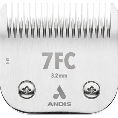 Andis 72605 Removable Steel Pet Clipper Blade with Ceramic Edge - Carbon Enriched with Ceramic Cutting Technology and Rust Resistant - Cutting Length of 1/8