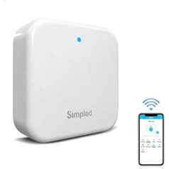 Simpled WiFi Gateway for Remote Control of Smart Door Locks, Hub Compatible with Alexa Voice Control, Google Home - TTLock Bridging Hub