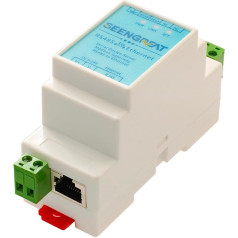 SeenGreat Industrial Serial Server RS485 to ETH Converter TCP/IP to Serial Module RS485 to RJ45 Ethernet Rail-Mount RS485 Serial Server