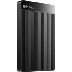 UnionSine External Hard Drive 5TB Ultra Thin Portable 2.5 Inch USB 3.0 SATA Hard Drive Storage for PC, Mac, TV Wii U, Xbox, PS4, (Black) HD2510