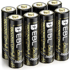 EBL AA Akku 2800mAh - extra für Jahr Loong 8 Stück